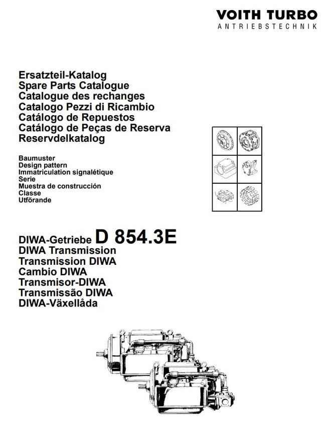 854.3E - Spare Parts Catalogue