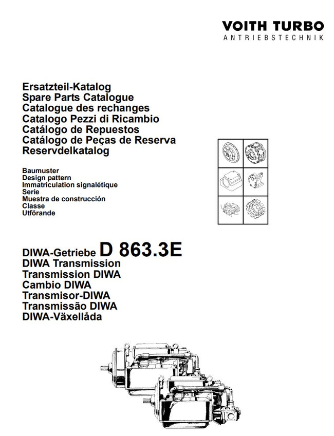 863.3E Spare Parts Catalogue